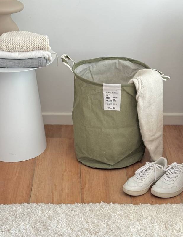 لاندری باکس دسته دار مدل گرد