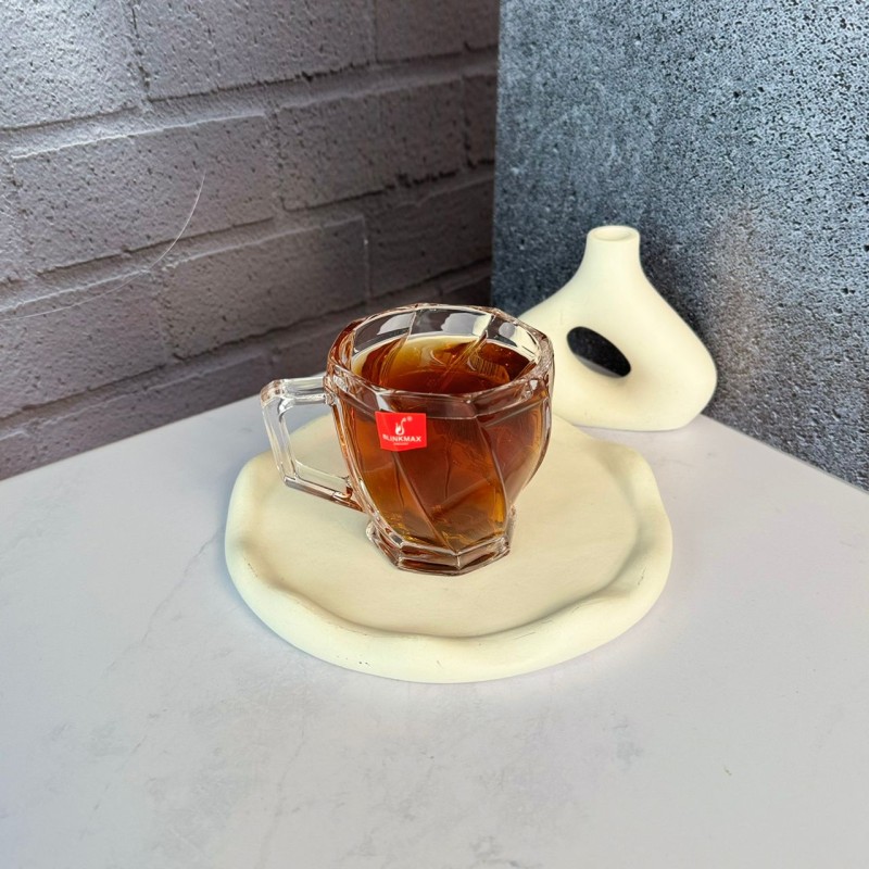 ست شش عددی استکان طرح اسکوئر بلینک مکس