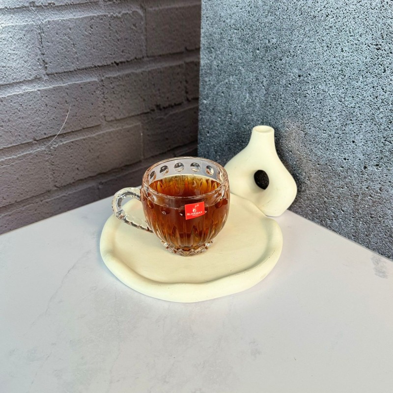 ست شش عددی لیوان دسته دار طرح لوزی بلینک مکس