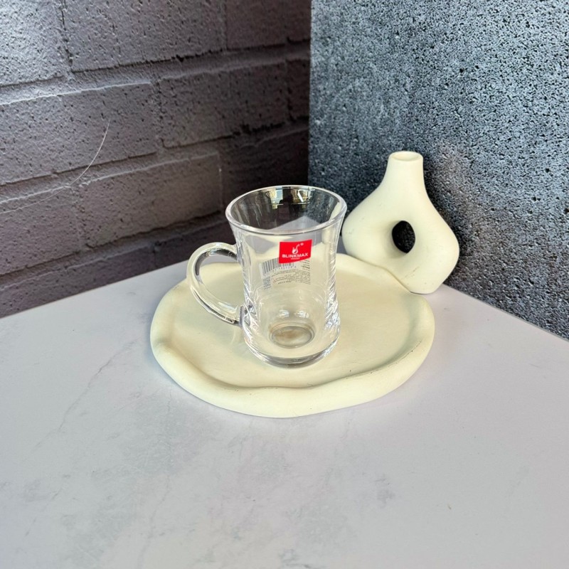 ست شش عددی لیوان کمر باریک دسته‌دار بلینک مکس