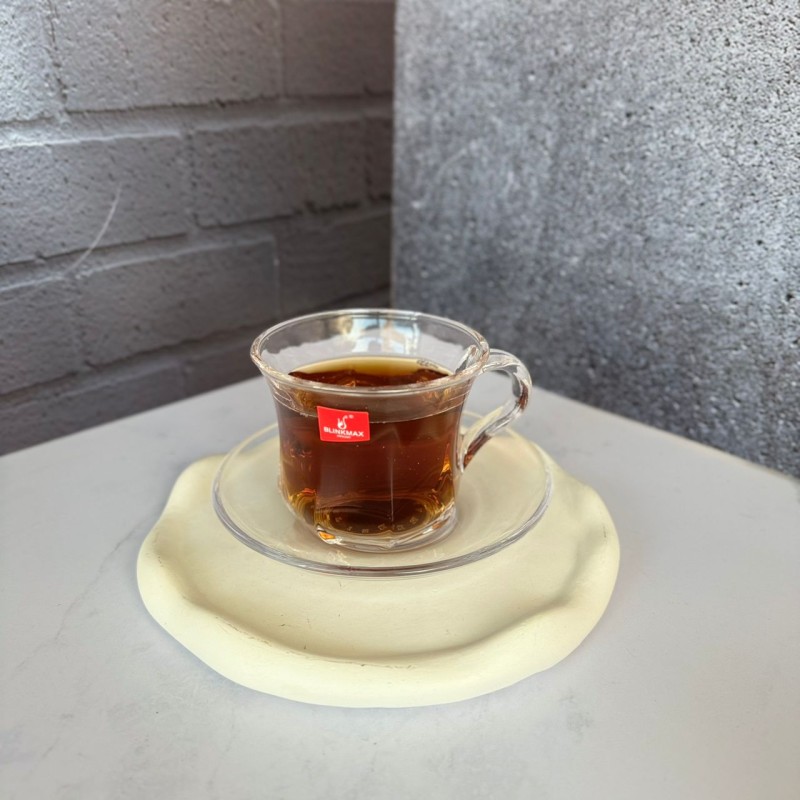 ست شش عددی استکان و نعلبکی کمر باریک بلینک مکس