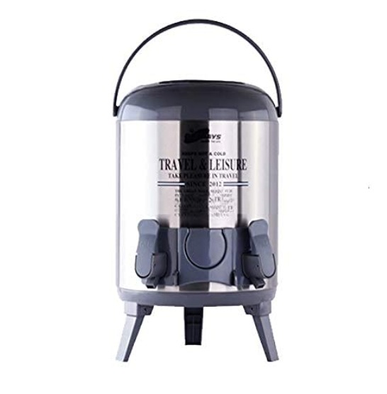 کلمن استیل دو مخزنه دسته دار برند DAY DAYS ظرفیت 9/5 لیتری