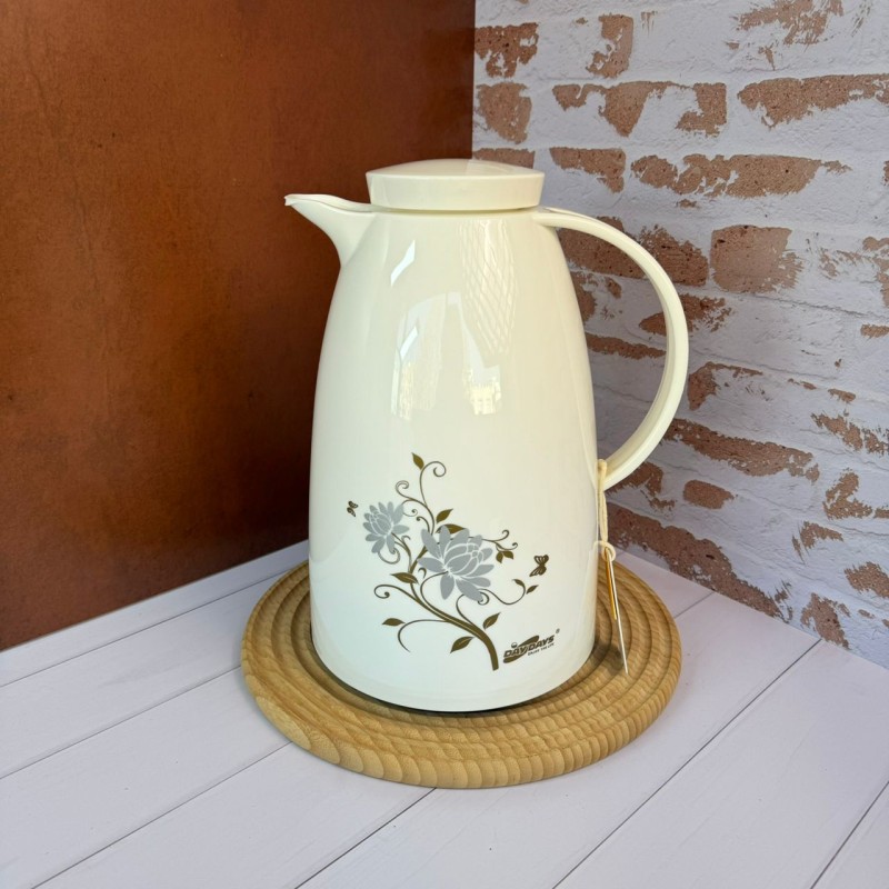 فلاسک شیشه صورتی برند feenik ظرفیت 2 لیتری