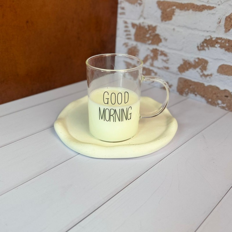 لیوان پیرکس GOOD MORNING