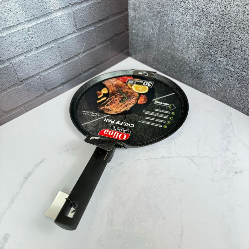 تابه تخت گرانیتی  برند بارولی سایز 30