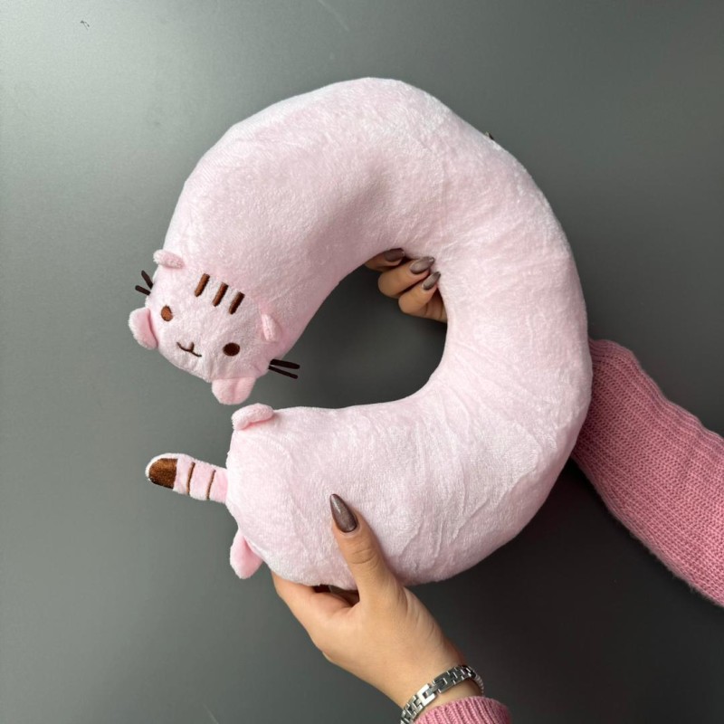 بالشتک گردنی طبی فوم طرح گربه ای