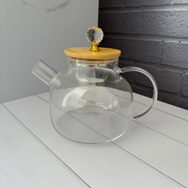 قوری پیرکس درب الماسی 1 لیتری