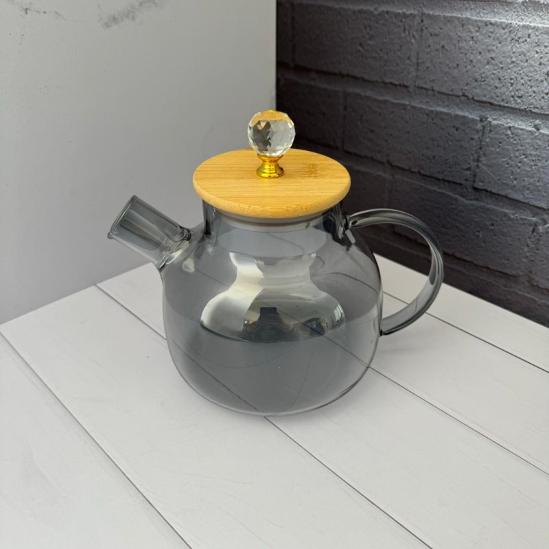 قوری پیرکس شعله مستقیم درب الماسی دودی