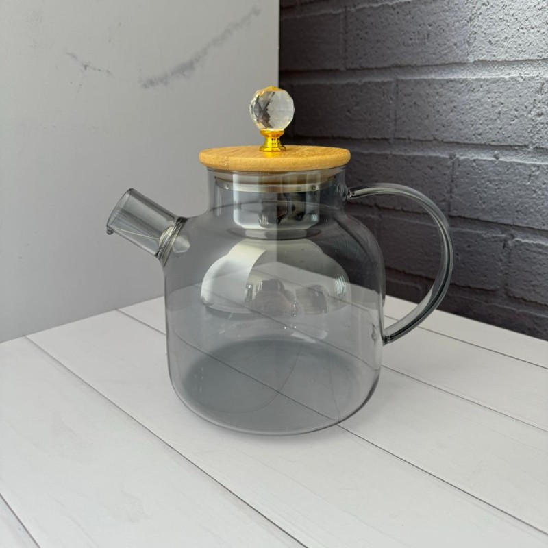 قوری پیرکس شعله مستقیم درب الماسی دودی 1500 میل