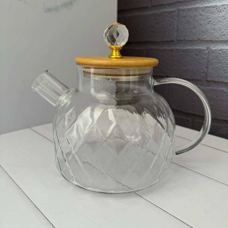 قوری پیرکس شعله مستقیم درب الماسی لوزی