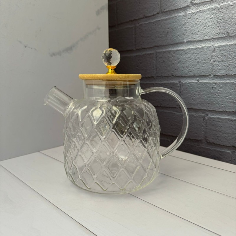 قوری پیرکس شعله مستقیم درب الماسی لوزی 1500 میل