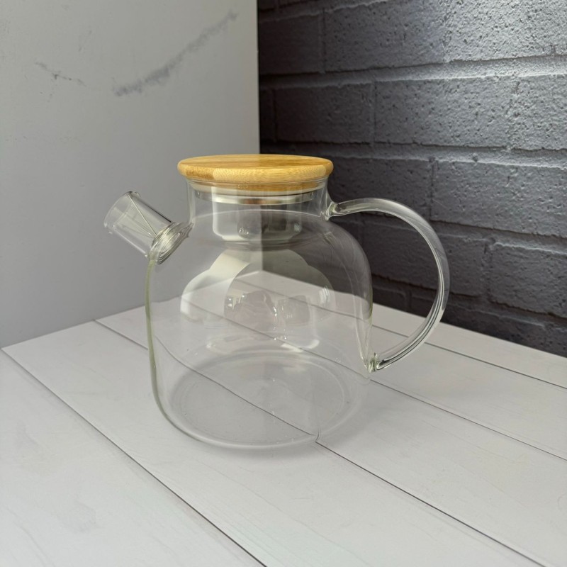 قوری پیرکس شعله مستقیم درب بامبو 1800 میل