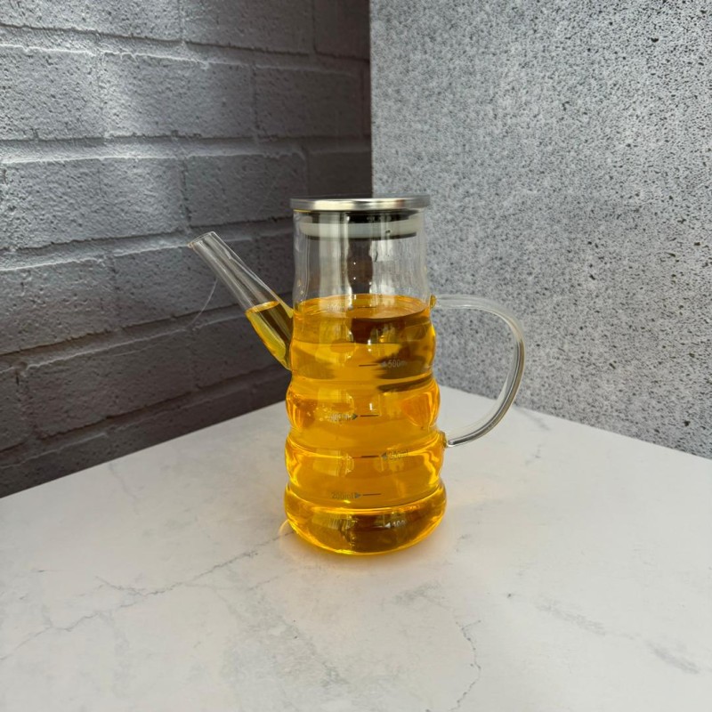 روغن ریز پیرکس درب استیل 600 میل حلقه ای