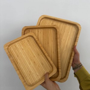 سینی مزه مدل بامبو