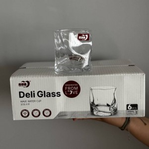 نیم لیوان دفرمه شیشه ای DELI GLASS