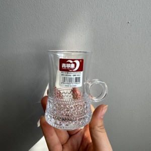 استکان کمر باریک  پایین منجوق DELI GLASS