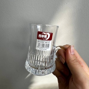 استکان کمر باریک زیرتراشدار DELI GLASS