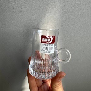 استکان کمر باریک زیرتراشدار DELI GLASS