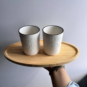 پک دو عددی لیوان سرامیکی وارداتی