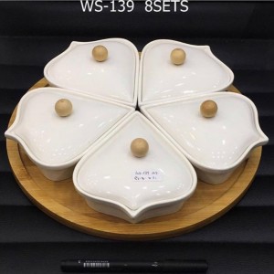 اردوخوری پایه گردان سرامیک بامبو ووگاتی