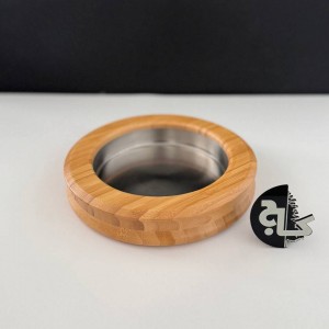 زیر سیگاری بامبو فلز