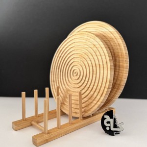 استند سینی و بشقاب بامبو