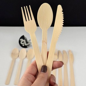 قاشق و چنگال بامبو