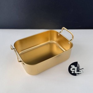 ماهیتابه مستطیل طلایی