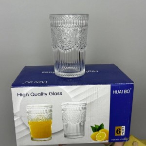 لیوان شیشه ای مدل زارا