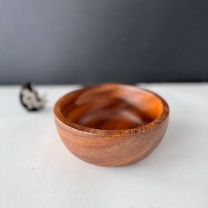 کاسه چوبی مدل بامبو