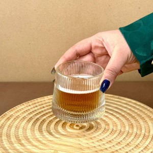 ست شش عددی نیم لیوان چرخشی مدل شیاردار برند دلی