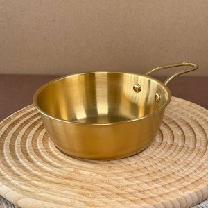 شیر جوش استیل طلایی