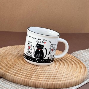 ماگ سرامیکی طرح گربه