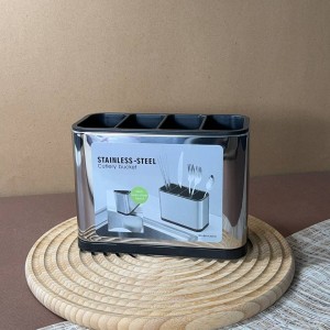 جا قاشقی دو قلو روکش استیل