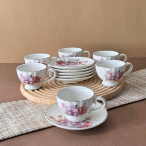 سرویس چای خوری 12 پارچه طرح گل