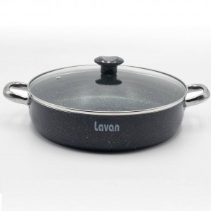 ماهیتابه دو دسته لاوان مدل تیتان سایز 20