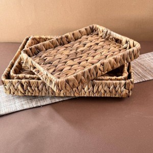 ست سه عددی سینی حصیری مدل مستطیلی