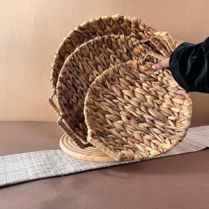 ست سه عددی سبد حصیری مدل گرد