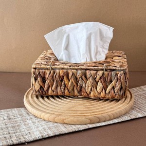 جا دستمال کاغذی مدل حصیری