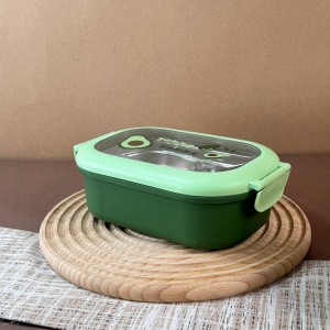 ظرف غذا استیل مدل دو بخشی