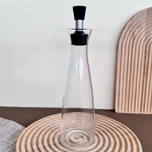 روغن ریز 600میل پیرکس کمر باریک درب سیلیکونی