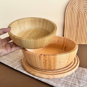 کاسه بامبو مدل گرد طرح ایکیا