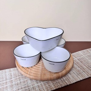 ست 5عددی کاسه سرامیکی طرح زارا