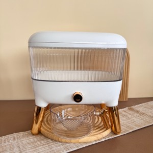 جا برنجی 5 کیلویی پیمانه دار اکرولیک پایه طلایی