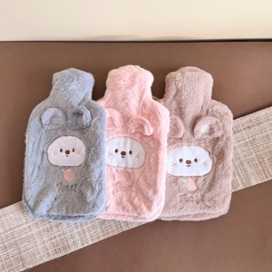 کیسه آب گرم سیلیکونی روکش پشمالو طرح خرگوش