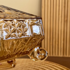 شکلات خوری کریستال طرح مربعی