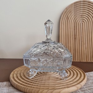 شکلات خوری کریستال طرح مربعی