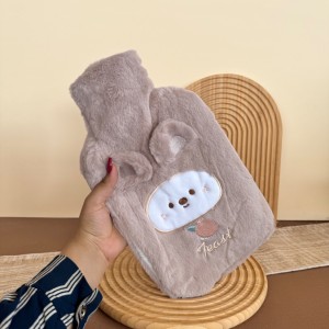 کیسه آب گرم سیلیکونی روکش پشمالو طرح خرگوش