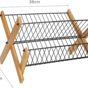 آبچکان تاشو فلز و بامبو طرح ضرب دری