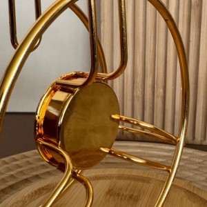 وارمر قوری استیل طلایی